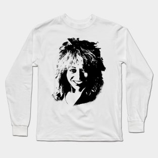 Tina Turner Pop Art Portrait Long Sleeve T-Shirt